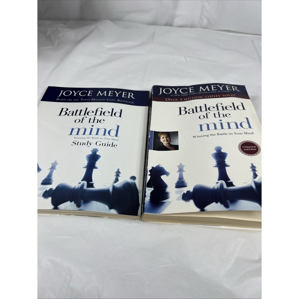 Battlefield of the Mind: Winning the Battle by Joyce Meyer Paperback & Study Gui